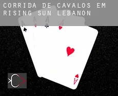 Corrida de cavalos em Rising Sun-Lebanon