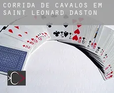 Corrida de cavalos em  Saint-Léonard-d'Aston