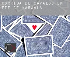 Corrida de cavalos em  Etelae-Karjala