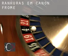 Ranhuras em  Canon Frome
