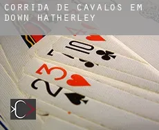 Corrida de cavalos em  Down Hatherley