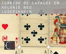 Corrida de cavalos em Kolonie Neu Lüdershagen