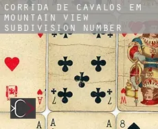 Corrida de cavalos em  Mountain View Subdivision Number 11