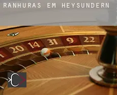 Ranhuras em Heysundern