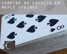 Corrida de cavalos em  Maple Springs
