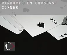 Ranhuras em  Corsons Corner