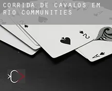 Corrida de cavalos em  Rio Communities